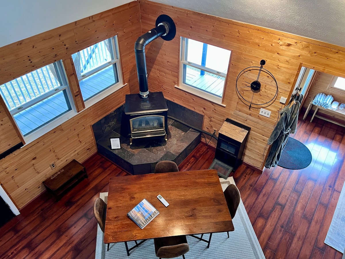 Cozy corner with stove